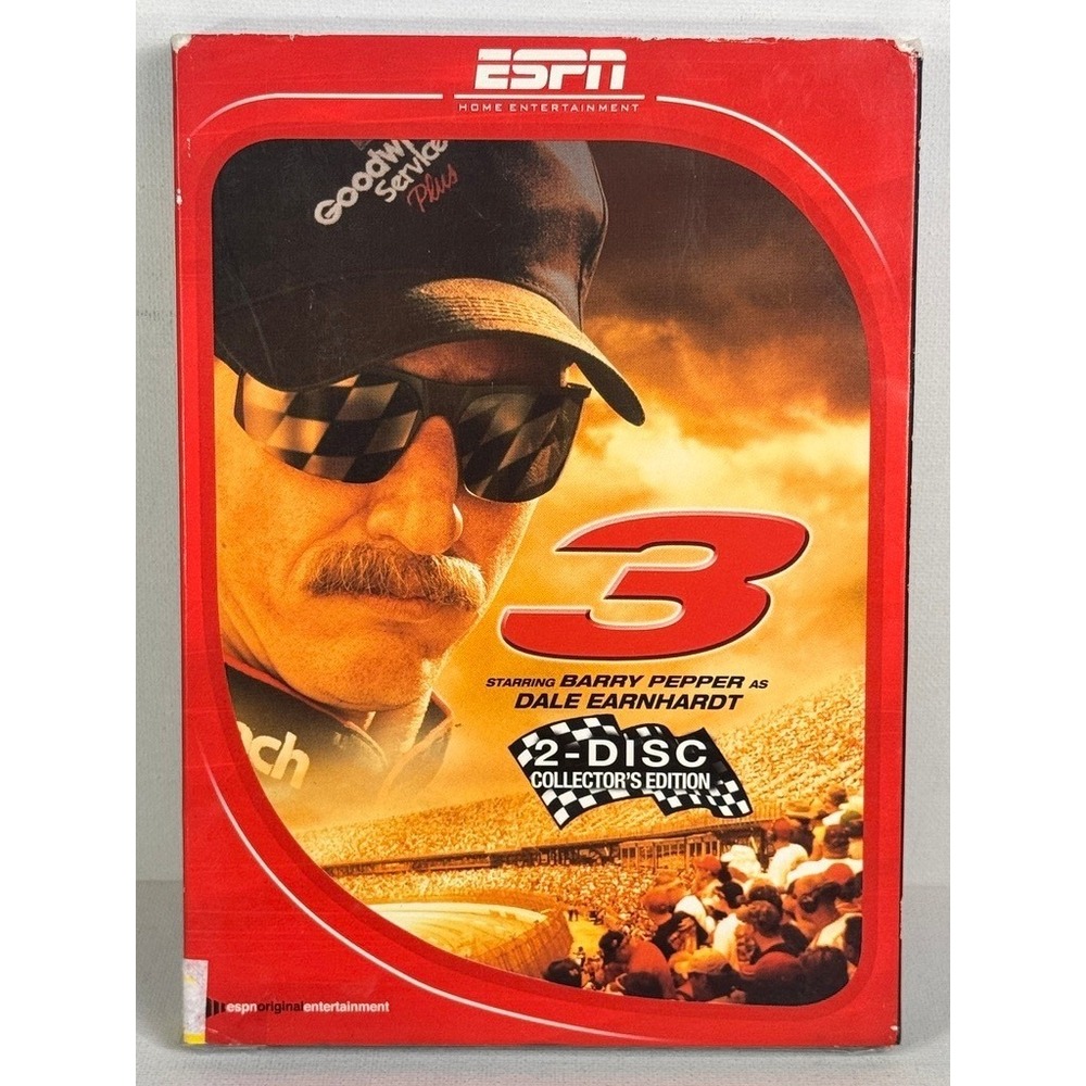 Dale Earnhardt 3 Collector's Edition 2 Disc DVD Set ESPN‎ Racing Documentary